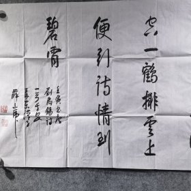 薛小虎四尺整张书画作品
