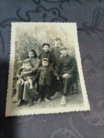 老照片 家庭照1960年