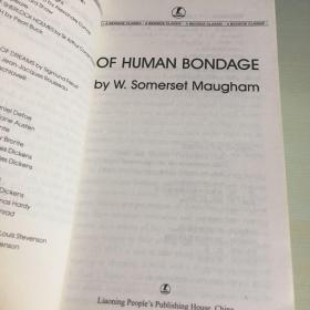 Of human bondage（英语版，毛姆名作《人性的枷锁》，品相佳，厚册）