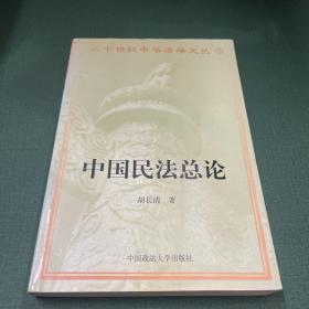 中国民法总论/二十世纪中华法学文丛3