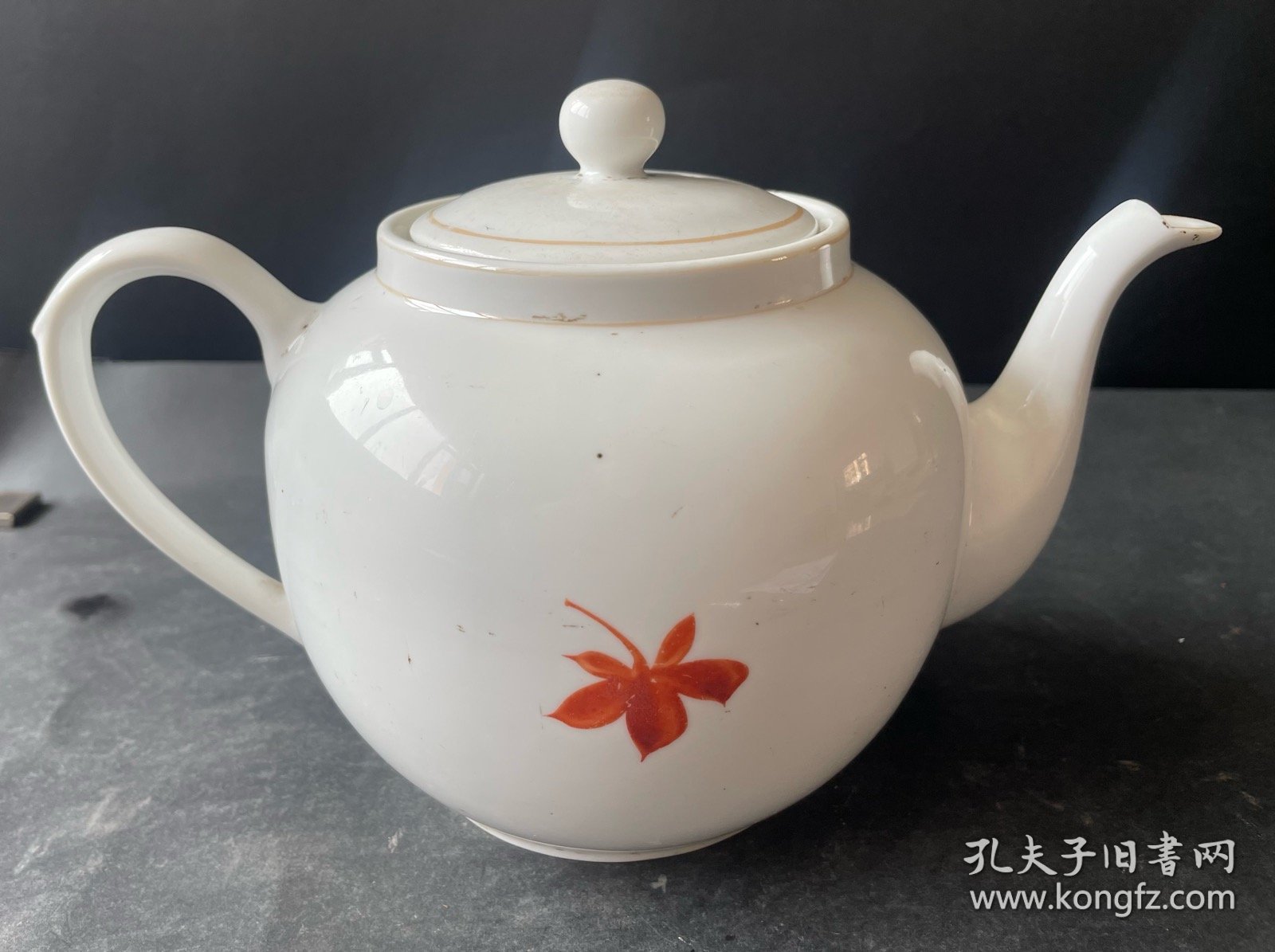 博山陶瓷厂烧制湖色茶壶