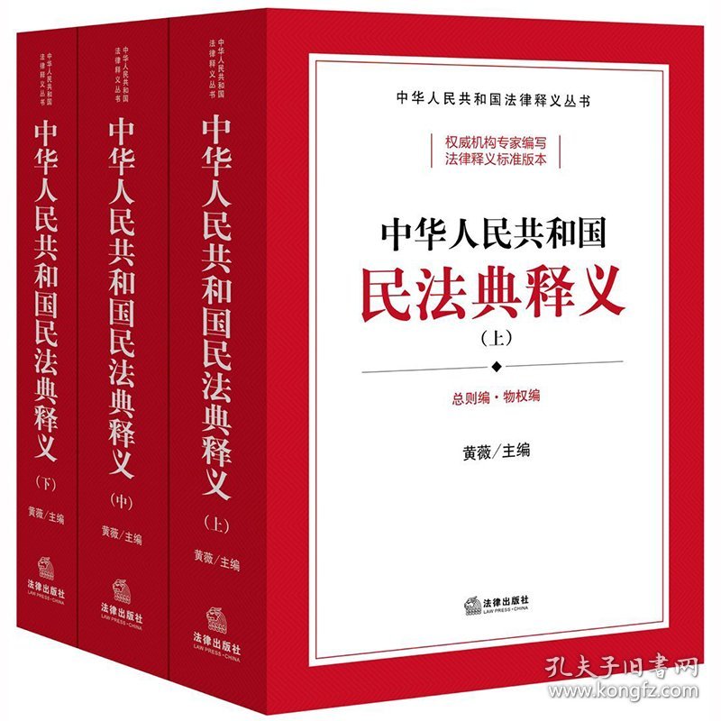 中华人民共和国民法典释义（上中下）