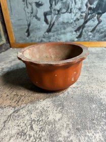 红浆小花盆，开线