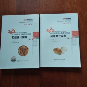 东奥会计 轻松过关1 2023年会计专业技术资格考试应试指导及全真模拟测试 初级会计实务（上、下册）