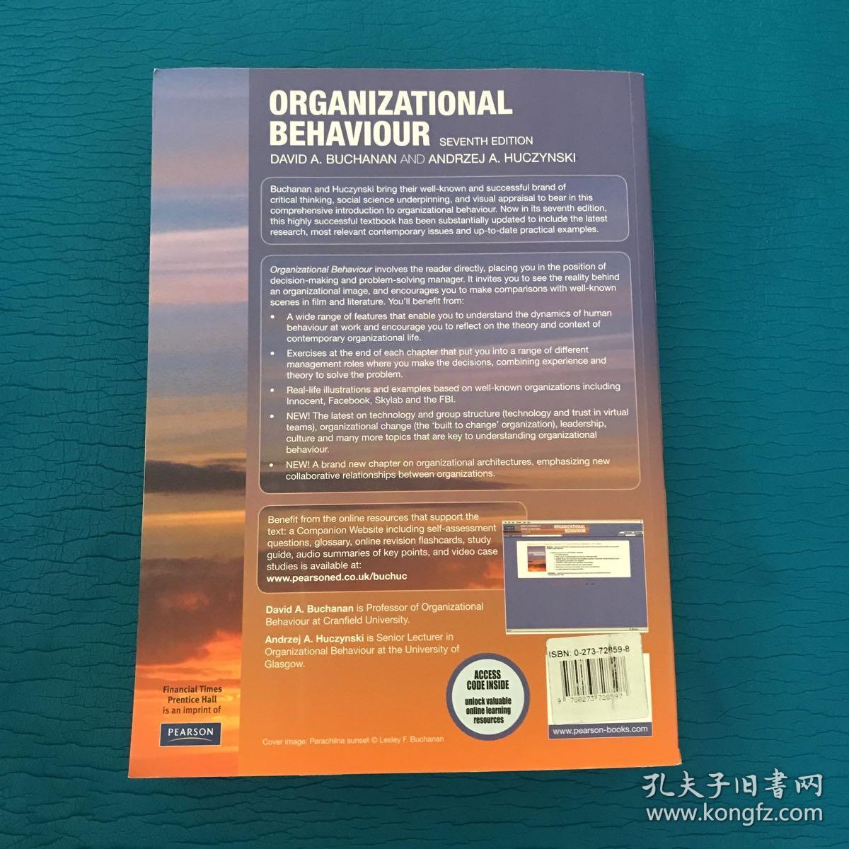 Organizational behavior seventh edition