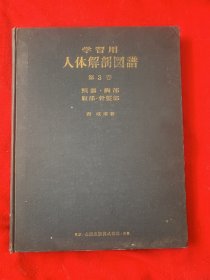 学习用人体解剖图谱 第3卷 颈部胸部腹部骨盘部（清华大学馆藏）日文版