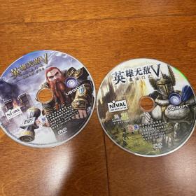 游戏光盘 魔法门之英雄无敌V 5 命运之锤 2CD