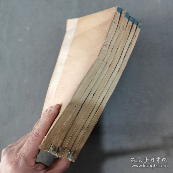 清中期木刻品好科举家塾课本资料 经正堂梓行 于惺介考典 大觀老境别情註釋 202页404面 六册（收大观三册204页全，老境两册137页全，别情68页全）