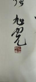 张旭光书法一幅（尺寸69X69）