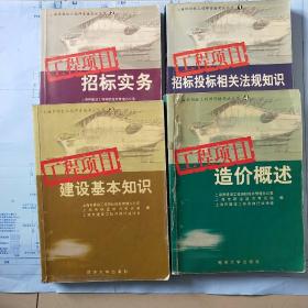 上海市招标工程师资格考试丛书：工程项目建设基本知识 工程项目造价概述 工程项目招标实务 工程项目招投标相关法律知识 全四册合售