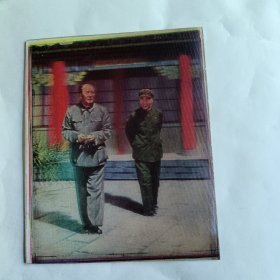 毛主席和林彪在一起（塑料立体画）