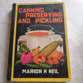 canning preserving and pickling