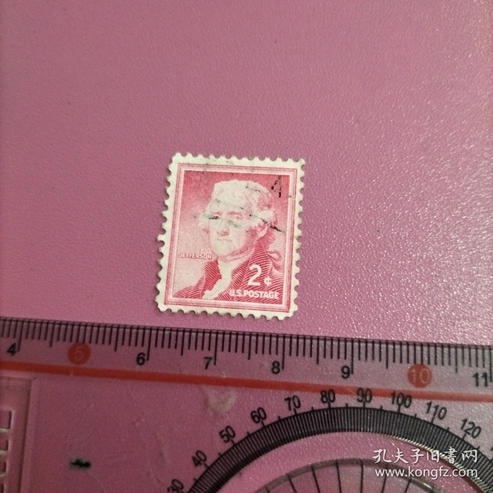 美国信销邮票 1954年 第3任总统/托马斯杰斐逊（库存 1 )