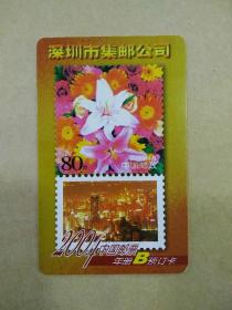 2004年中国邮票年册B预订卡