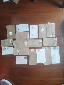 80年代贴亅、T邮票实寄封17亇，其中11亇带有原信函。