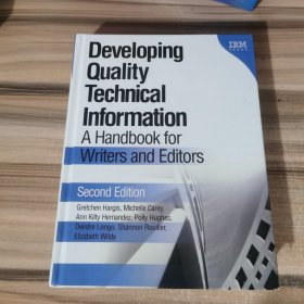 Developing Quality Technical Information: A Handbook for Writers and Editors