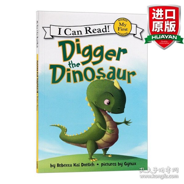 英文原版 My First I Can Read  Digger the Dinosaur 英文版 进口英语原版书籍