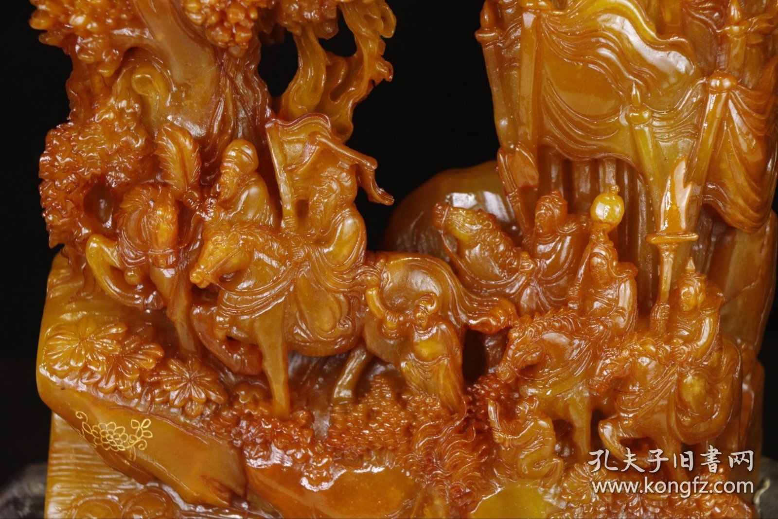 精品田黄石“一统天下”摆件