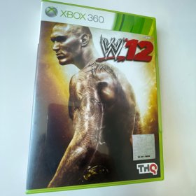 Xbox360 职业摔跤联盟W12，英文版，1碟全，包装全