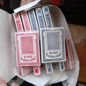 大象扑克”红蓝 共12副扑克