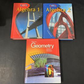 algebra1，2，geometry（代数，几何学）三册合售