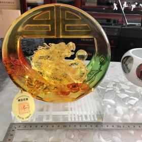 龙庆吉祥 玻璃水晶琉璃摆件 琉金岁月 
专利产品有产品编号