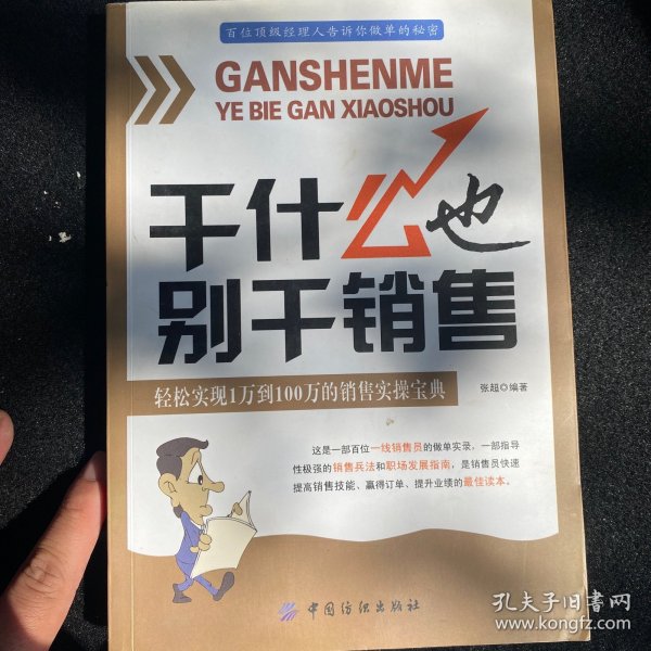干什么也别干销售：轻松实现从1万到100万的销售实操宝典