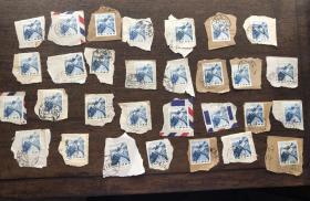 八十年代普通邮票：长城(共50枚）