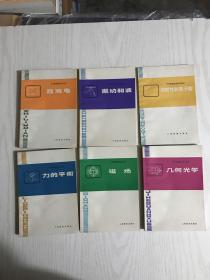 中学物理教学参考丛书：几何光学、磁场、力的平衡、放射性和原子能、振动和波、直流电（6本合售）