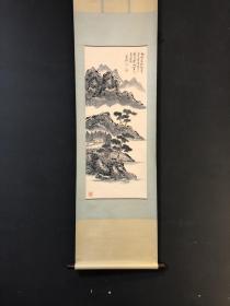 N黄宾虹，精品纸本山水39.1X96.3