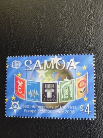萨摩亚邮票。编号766