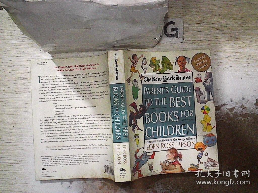 The New York Times Parent's Guide to the Best Books for Children: 3rd Edition Revised and Updated 纽约时报推荐童书-家长指南第三版.