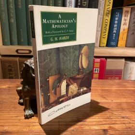 1996 英文 大32开 Canto版 A mathematicians apology 《一个数学家的致歉》 G.H.Hardy 剑桥大学出版社出版 名著，书品佳