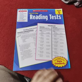 Scholastic Success with Reading Tests: Grade 5学乐成功系列练习册：五年级阅读测验