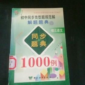 初中同步类型题规范解，解题题典初三语文同步题典