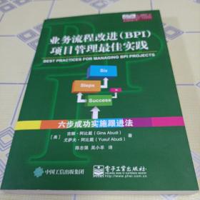 业务流程改进（BPI）项目管理最佳实践――六步成功实施跟进法