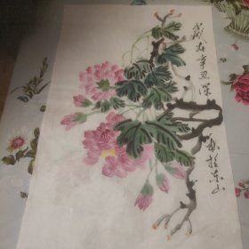 无款无名花卉