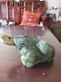 下乡所得旧藏金蝉招财进宝，精美漂亮 ，品相如图 ，尺寸较大 20cm 12cm 9cm