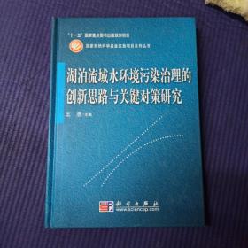 湖泊流域水环境污染治理的创新思路与关键对策研究