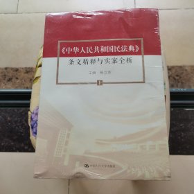 杨立新主编《中华人民共和国民法典》 条文精释与实案全析（上中下）