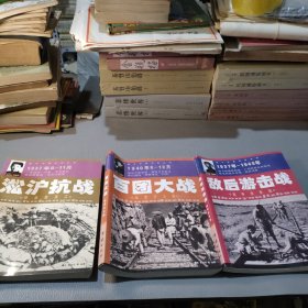 敌后游击战——图片中国抗战丛书，百团大战，淞沪抗战（3本合售）