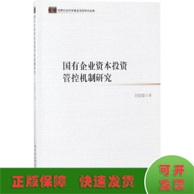 国有企业资本投资管控机制研究