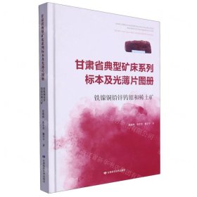 甘肃省典型矿床系列标本及光薄片图册(铁镍铜铅锌钨钼和稀土矿)(精)