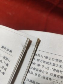 康熙字典－－（现代版）全四册横排标点注音补正，单本第四册