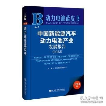 动力电池蓝皮书：中国新能源汽车动力电池产业发展报告（2023）