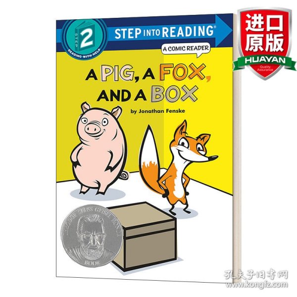 英文原版 A Pig, a Fox, and a Box 一只猪一只狐狸系列 3册 全彩漫画 2016苏斯博士奖 英文版 进口英语原版书籍