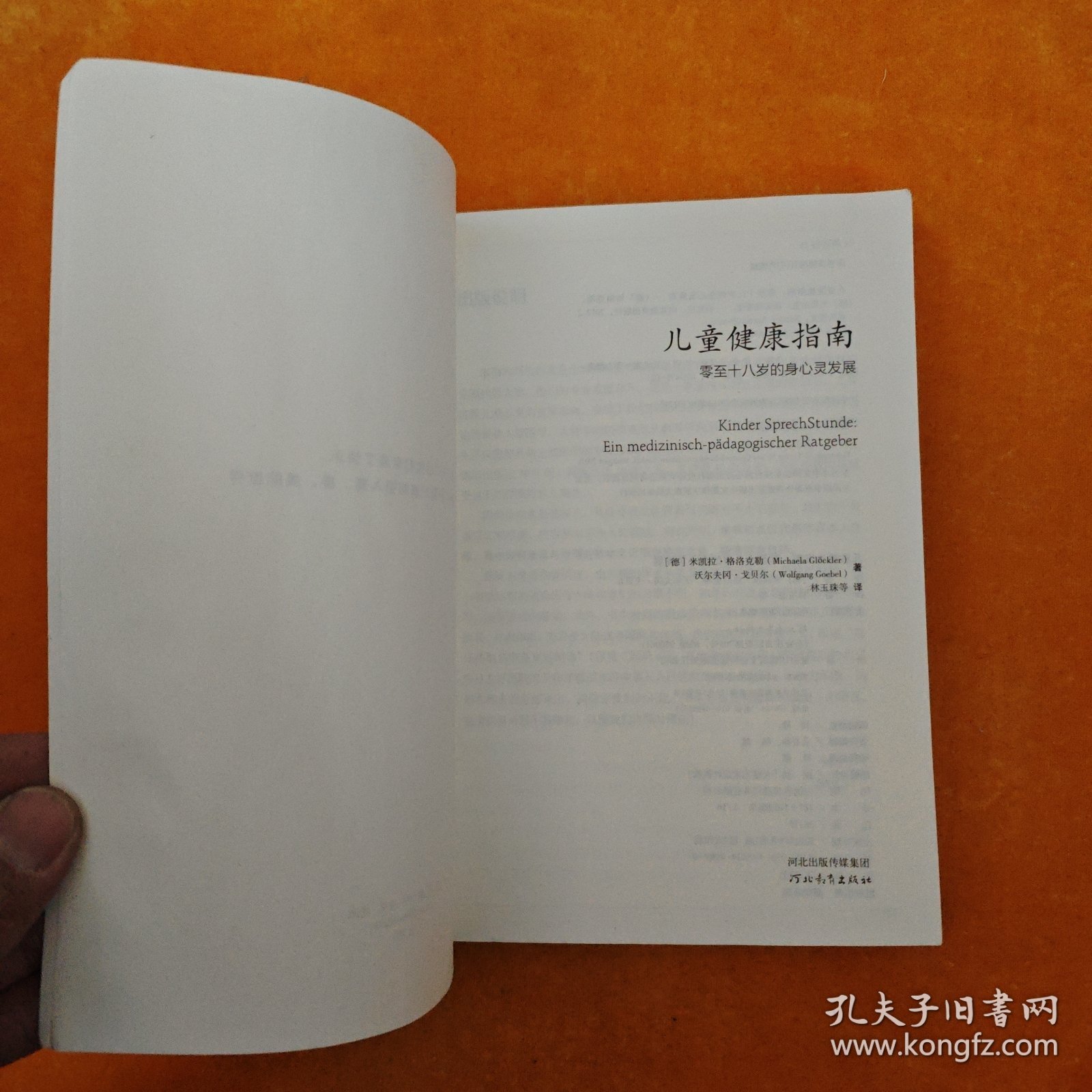 儿童健康指南：零至十八岁的身心灵发展