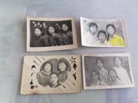 老照片1959年欢庆春节留念等4张