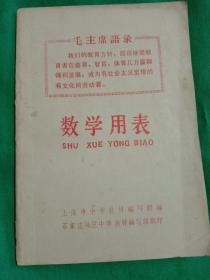 数学用表