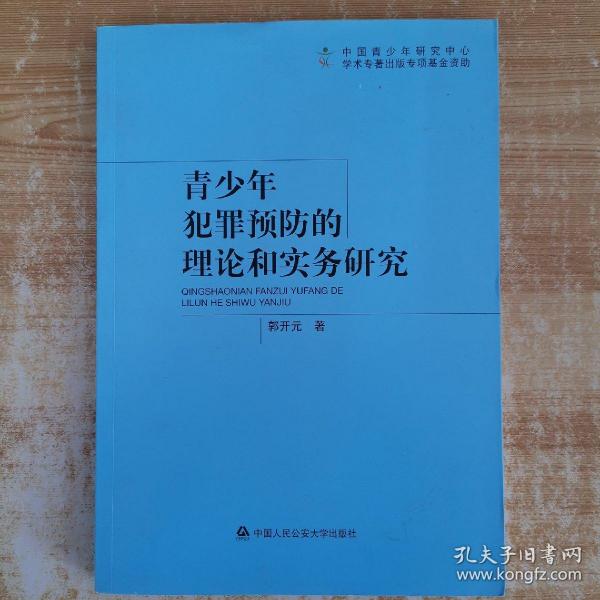 青少年犯罪预防的理论和实务研究